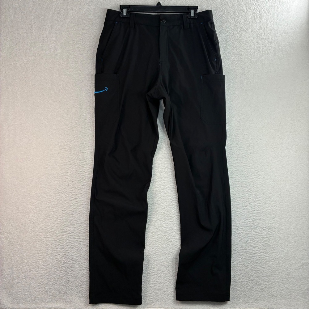 Amazon Pants Men M 32x33 Black Luly Yang Cargo Stretch Workwear Uniform
